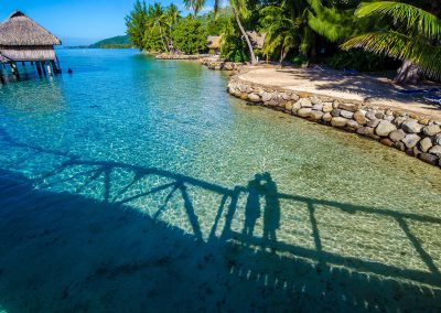 Sombras em Moorea