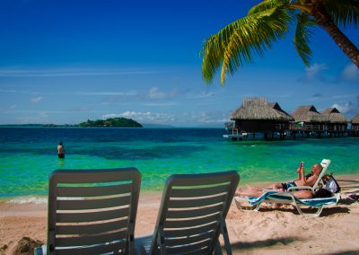 Praia em Bora Bora